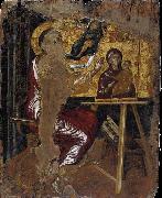 GRECO, El St Luke Painting the Virgin and Child oil